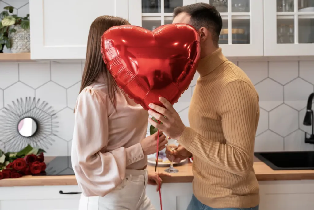 Enamorados en el Día del Amor y la Amistad