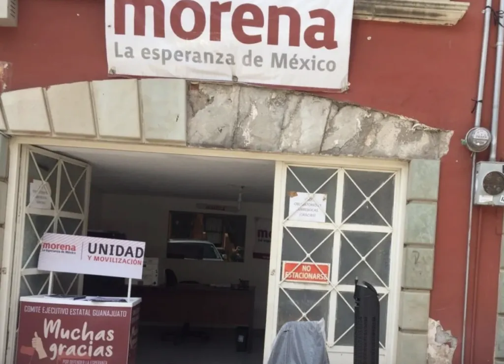 Dos embargos han tenido las oficinas de Morena en Guanajuato.