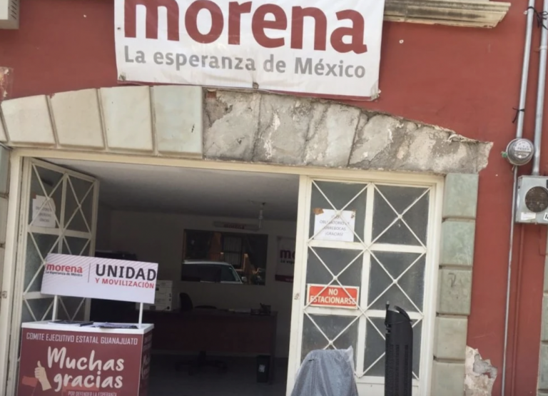 Dos embargos han tenido las oficinas de Morena en Guanajuato.