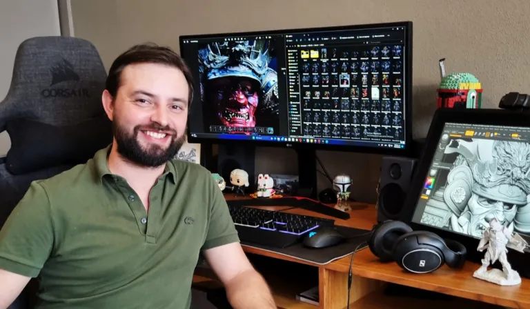 Juan Martín, artista 3D