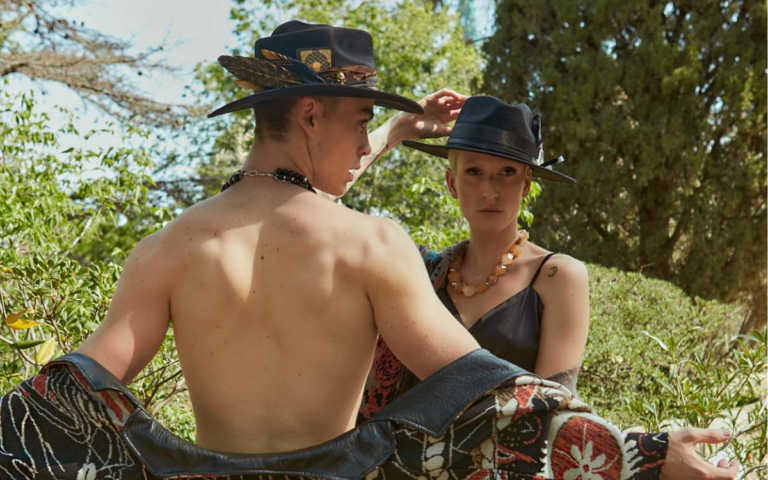 Sesión fotográfica a los conjuntos llevados por Áurea a Barcelona