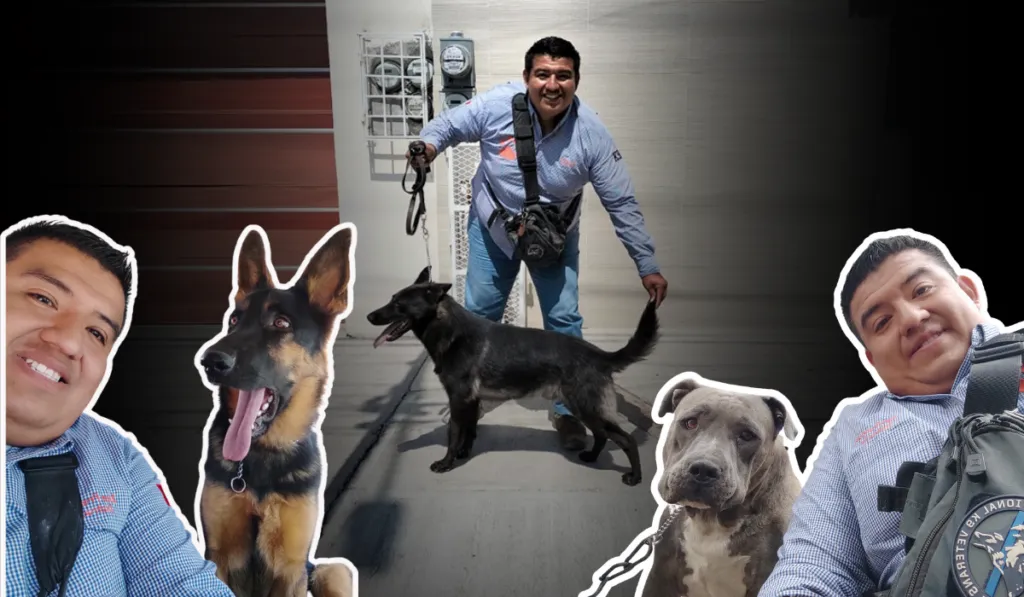 Juan Francisco Ortiz Paniagua, adiestrador canino