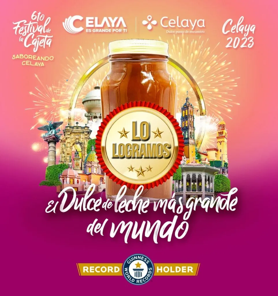 Festival de la Cajeta rompe récord Guinness con "La cajeta más grande del mundo"