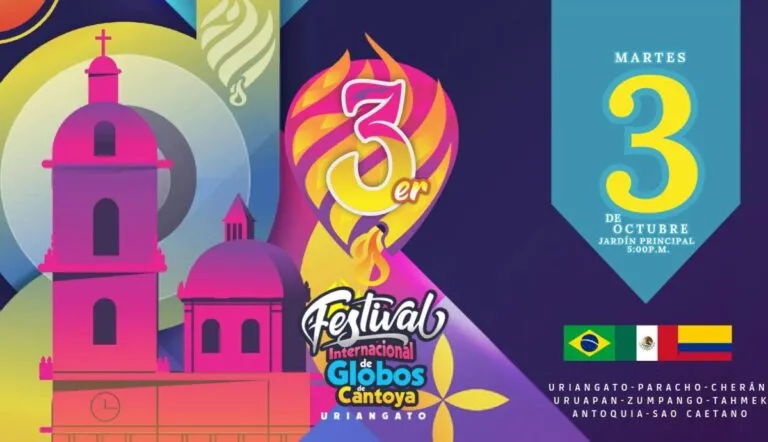 Festival Internacional de Globos de Cantoya en Uriangato