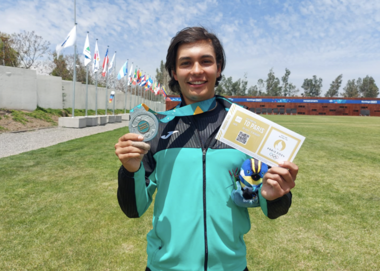 Matías Grande fue uno de los atletas guanajuatenses multimedallista en Santiago.