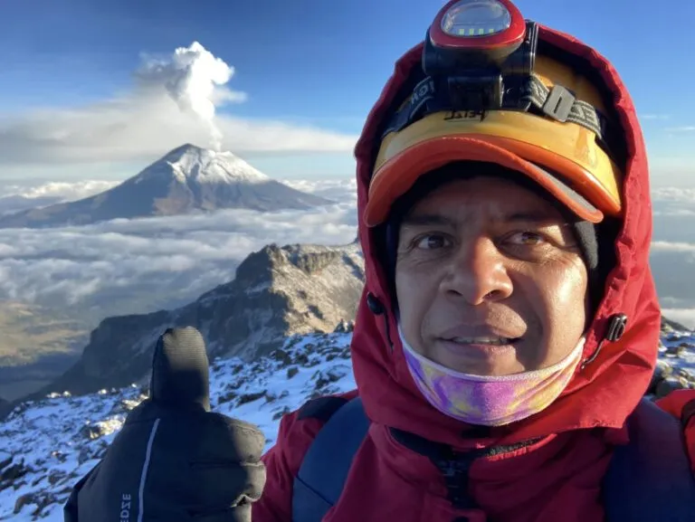 Esteban García ha conquistado varias cumbres en México.