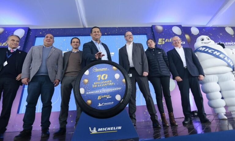 Michelin festeja 10 millones de llantas producidas en Guanajuato