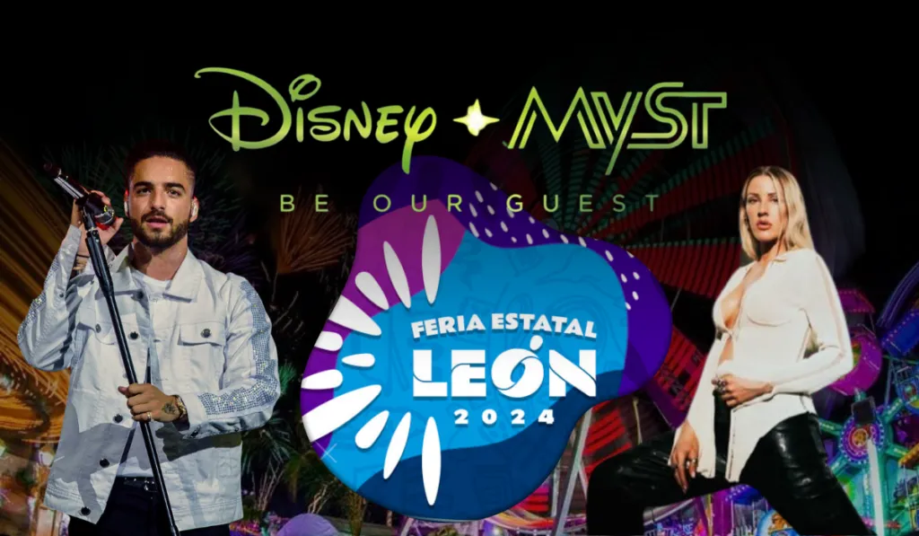 Cartelera de la Feria Estatal de León 2024 anuncia artistas y alianza con Disney