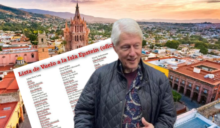 Bill Clinton es vinculado a lista de Epstein mientras se pasea por San Miguel de Allende
