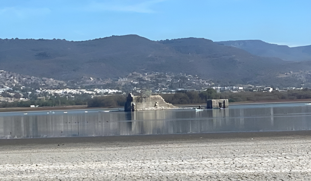 Sequía en presa El Palote