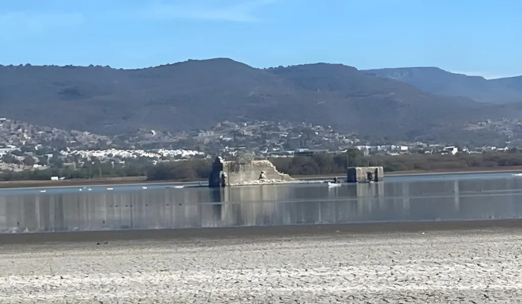 Sequía en presa El Palote