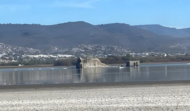 Sequía en presa El Palote