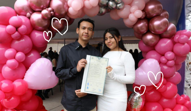 Más de 400 parejas celebran el amor en Guanajuato con bodas colectivas en San Valentín