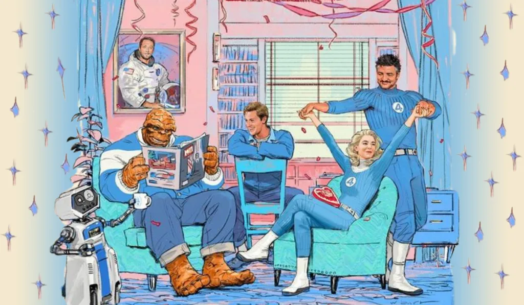 Marvel presenta a 'Los Cuatro Fantásticos' con un elenco estelar
