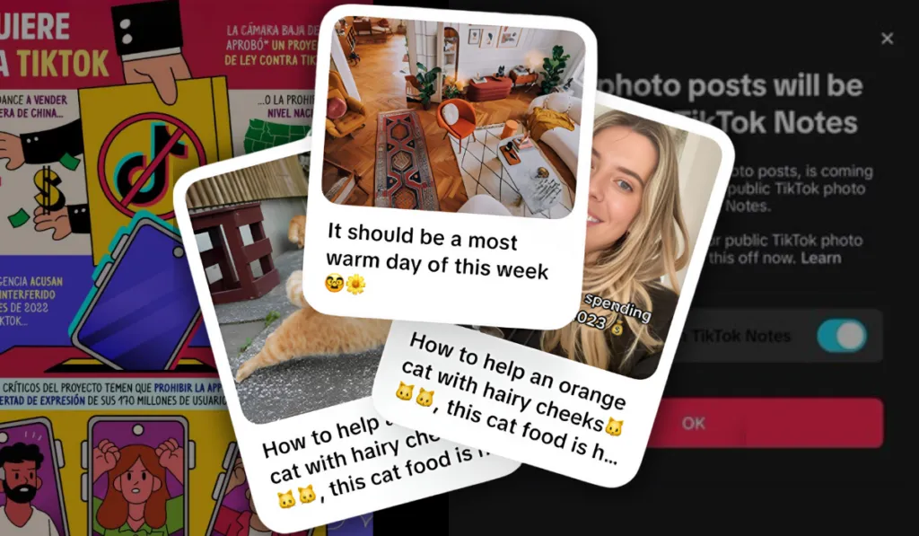 TikTok se prepara para competir con Instagram con "TikTok Notes"