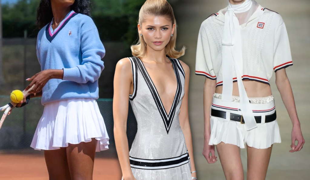 Tenniscore: La nueva tendencia de moda que fusiona el glamour con el deporte