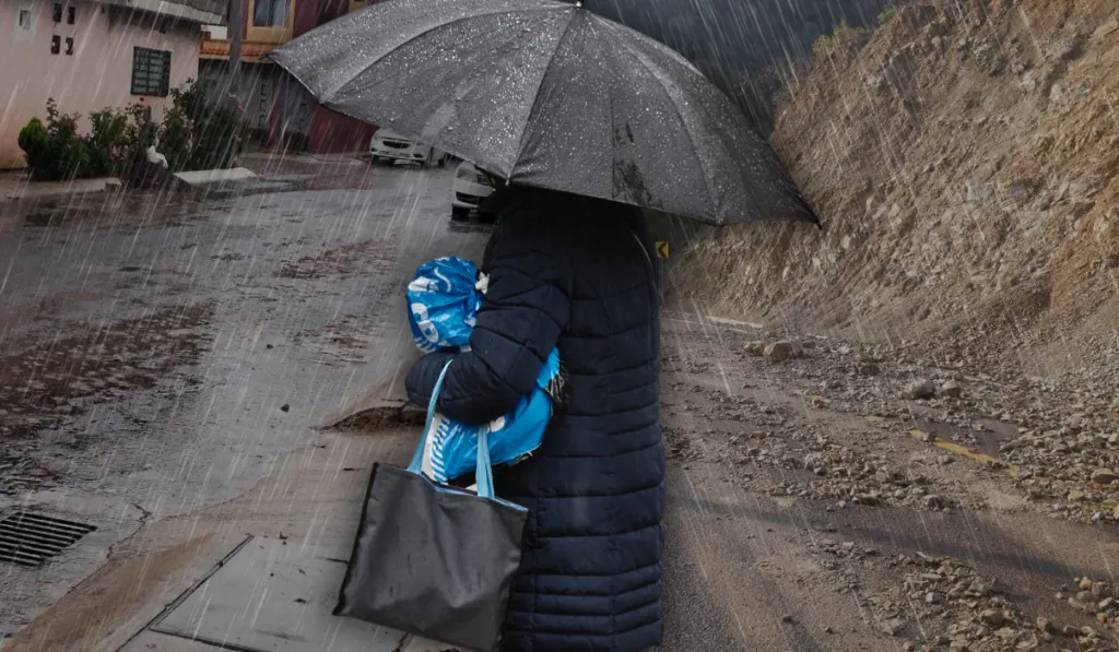 Sorprende clima en Guanajuato: lluvias, fuertes vientos y granizo