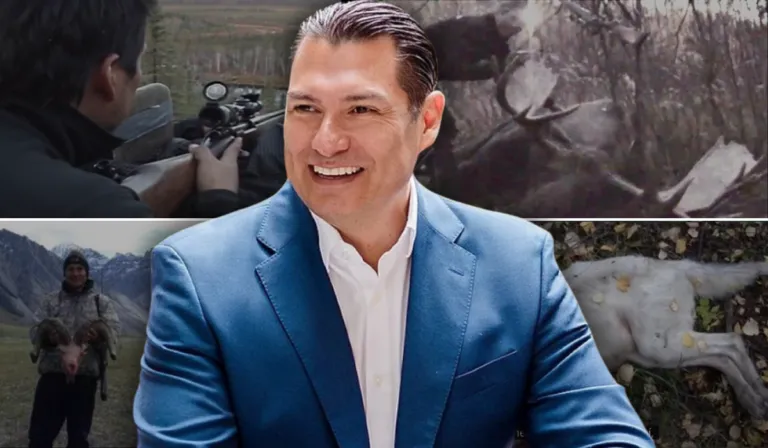 Se vuelve viral el video de Mauricio Trejo, Alcalde con Licencia de SMA cazando un alce