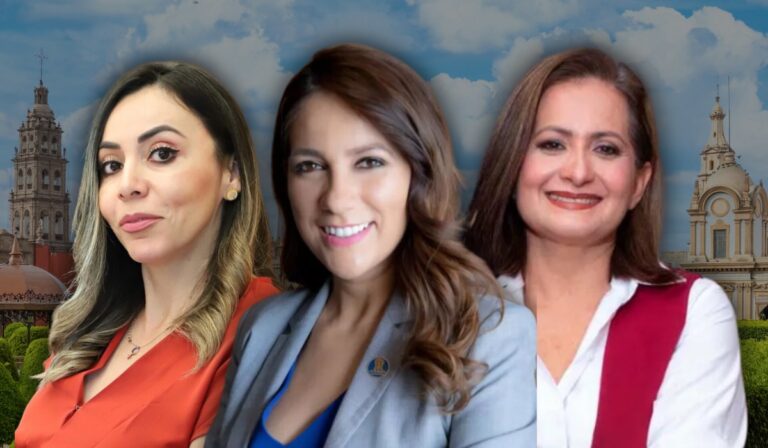 El primer debate entre candidatas al gobierno de Guanajuato organizado por el IEEG tuvo lugar en el Poliforum de León.
