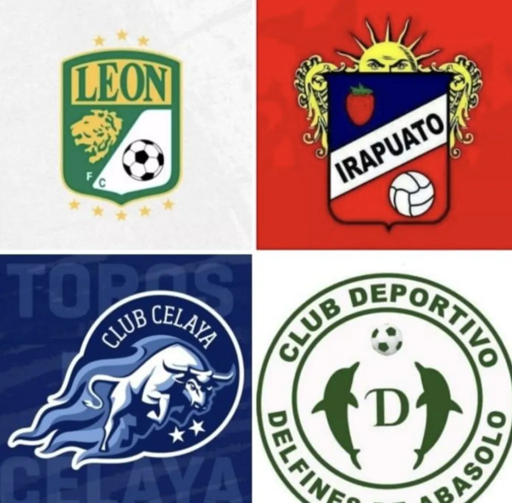 Solo cuatro equipos guanajuatenses han jugado en Primera División del fútbol mexicano.