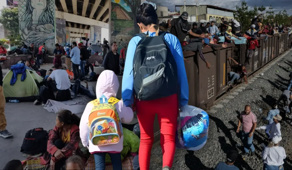 Migrantes en Irapuato reciben ayuda de Marta Silvia Ponce