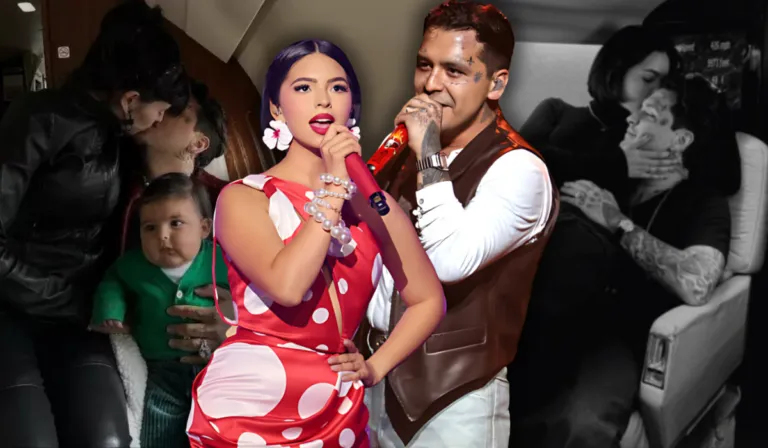 Nodal y Ángela Aguilar generan polémica al replicar foto con Cazzu