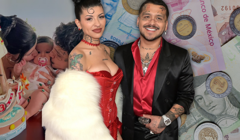 Christian Nodal y Cazzu en disputa legal por pensión millonaria para su hija Inti 