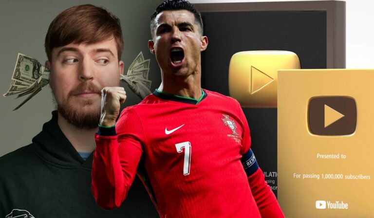 La abismal influencia de Cristiano Ronaldo: rompe récord con 10 millones de suscriptores en 24 horas