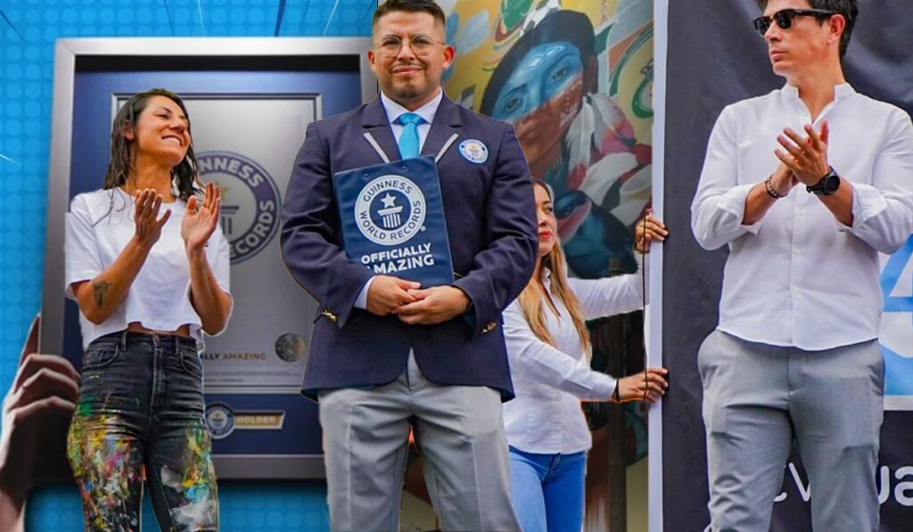 León rompe nuevo Récord Guinness con mural de realidad aumentada