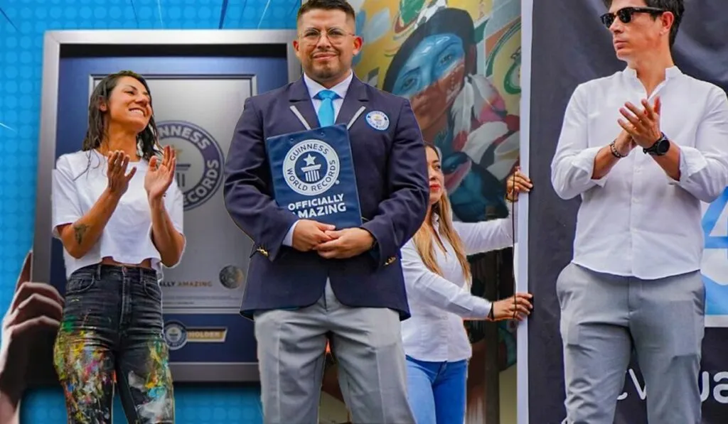 León rompe nuevo Récord Guinness con mural de realidad aumentada