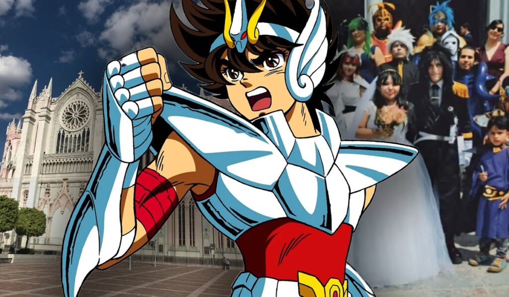 Arquidiócesis pide respeto tras boda temática de 'Caballeros del Zodiaco' en el Expiatorio