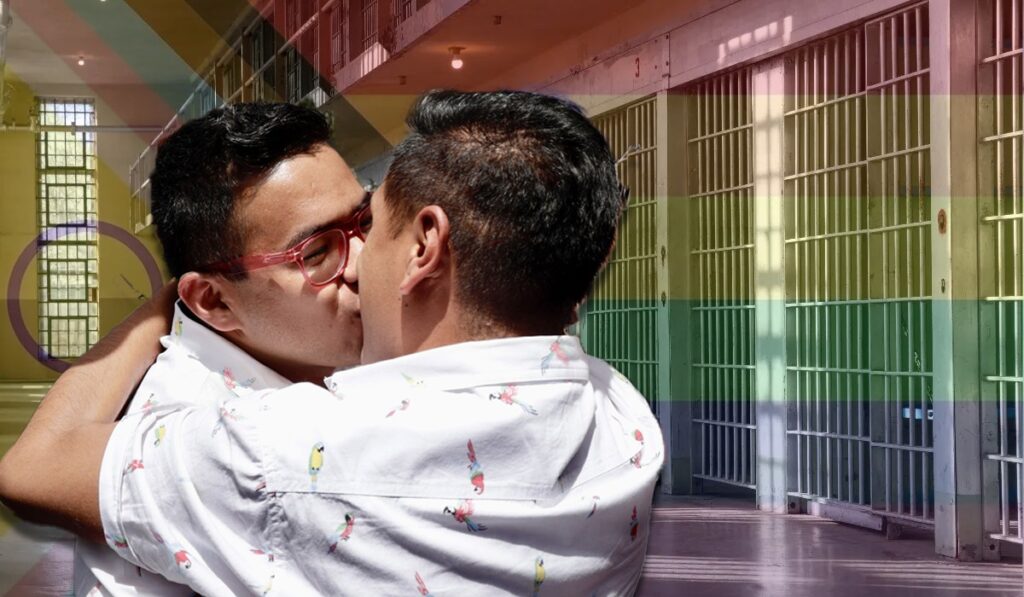 Primera marcha del orgullo LGBTIQ+ dentro de un penal en Guanajuato