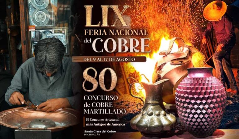 Feria Nacional del Cobre 2025: tradición, arte y sabor en Santa Clara del Cobre