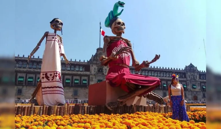 El Zócalo se llena de poder femenino: así luce la Ofrenda Monumental dedicada a las diosas mesoamericanas