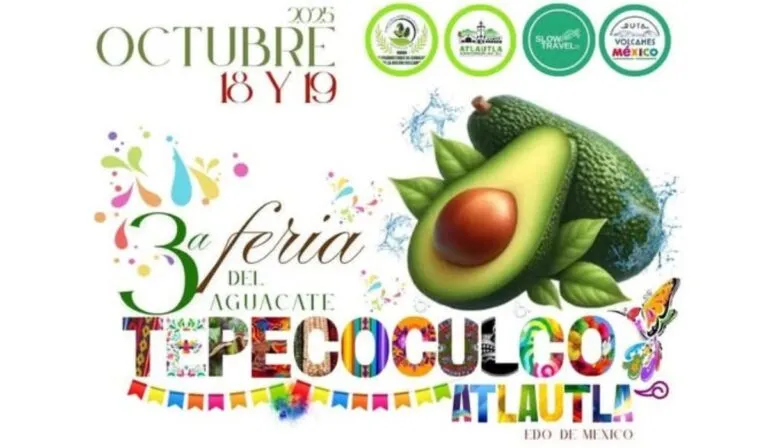 ¡Prepárate para la Feria del Aguacate 2025! Música, sabor y tradición en San Juan Tepecoculco