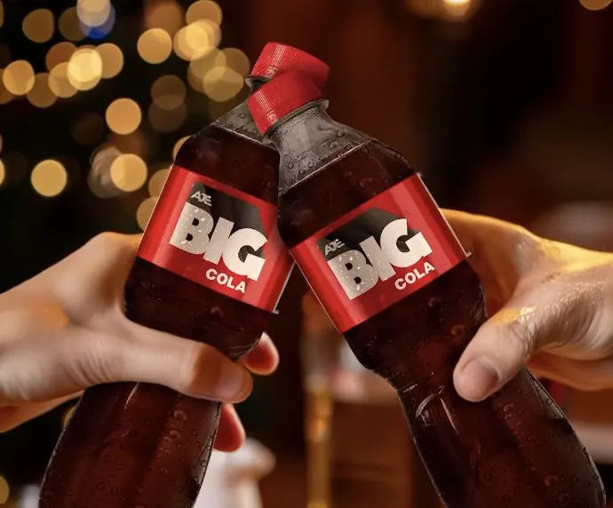 Big Cola se sirve junto a la comida mexicana tradicional.