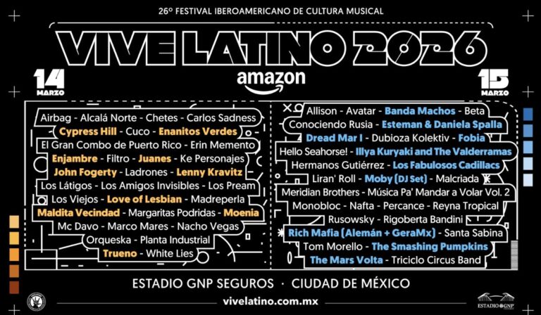 Vive Latino 2026 anuncia su line up por días: dos jornadas para cantar, brincar y revivir la historia