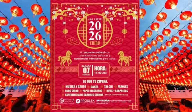 Guadalajara celebrará el Año Nuevo Chino 2026 con un festival gratuito lleno de tradición y color