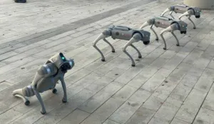 Perros robot vigilarán el Estadio Monterrey durante el Mundial 2026