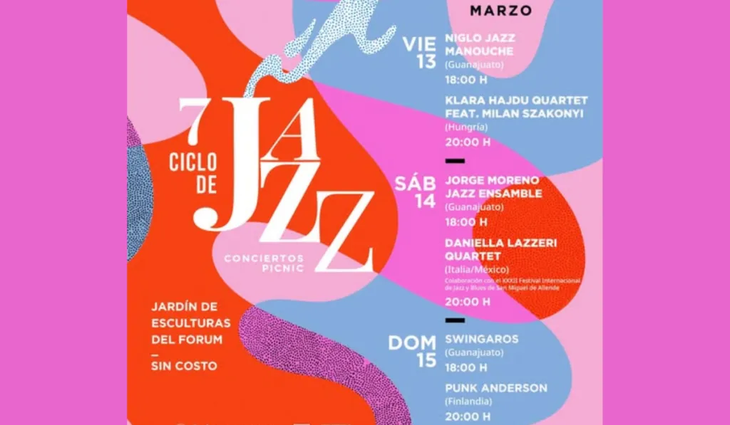 Vuelve el Ciclo de Jazz al Forum Cultural Guanajuato: tres noches de música, picnic y talento internacional