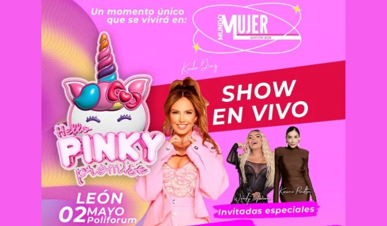 Mundo Mujer 2026 llega a León con formación, bienestar y el esperado Pinky Promise Show