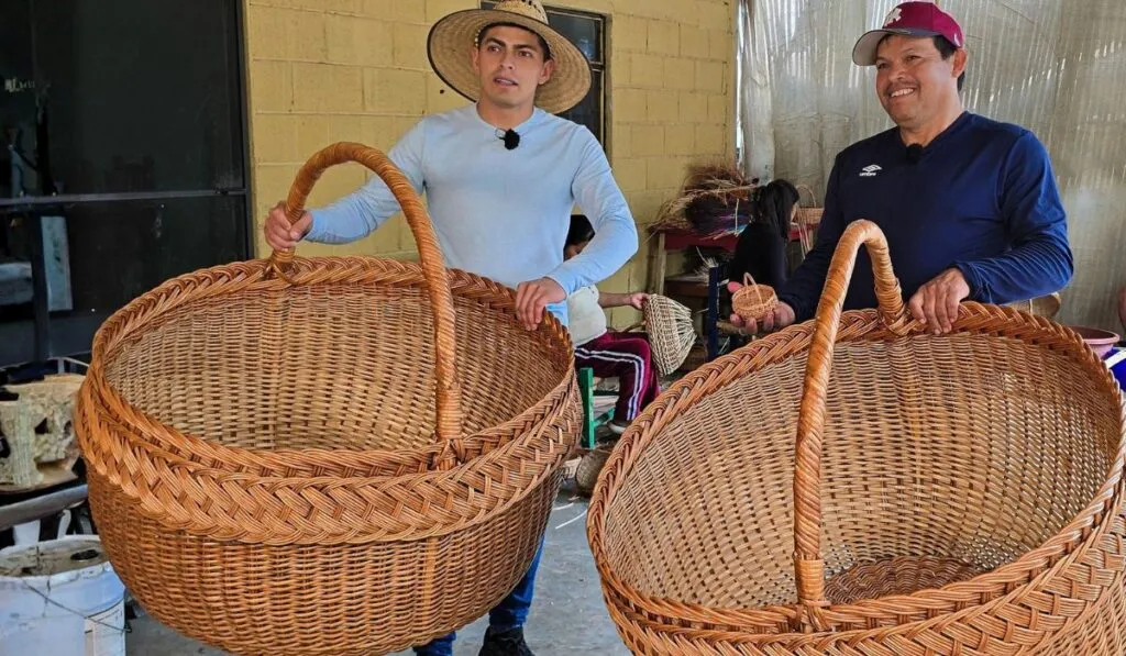 Boyecito, el tesoro escondido de Querétaro donde nacen canastas artesanales gigantes